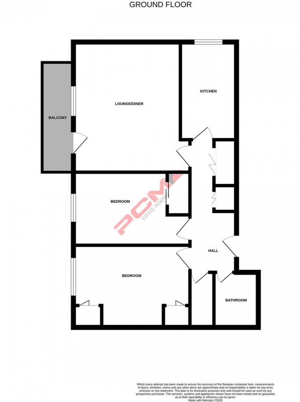 Floorplan for The Cloisters, St Leonards-On-Sea