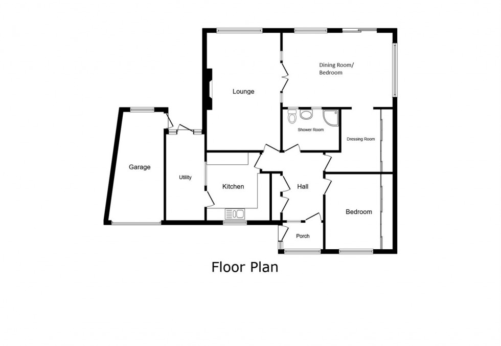 Floorplan for Farley Way, Fairlight, Hastings