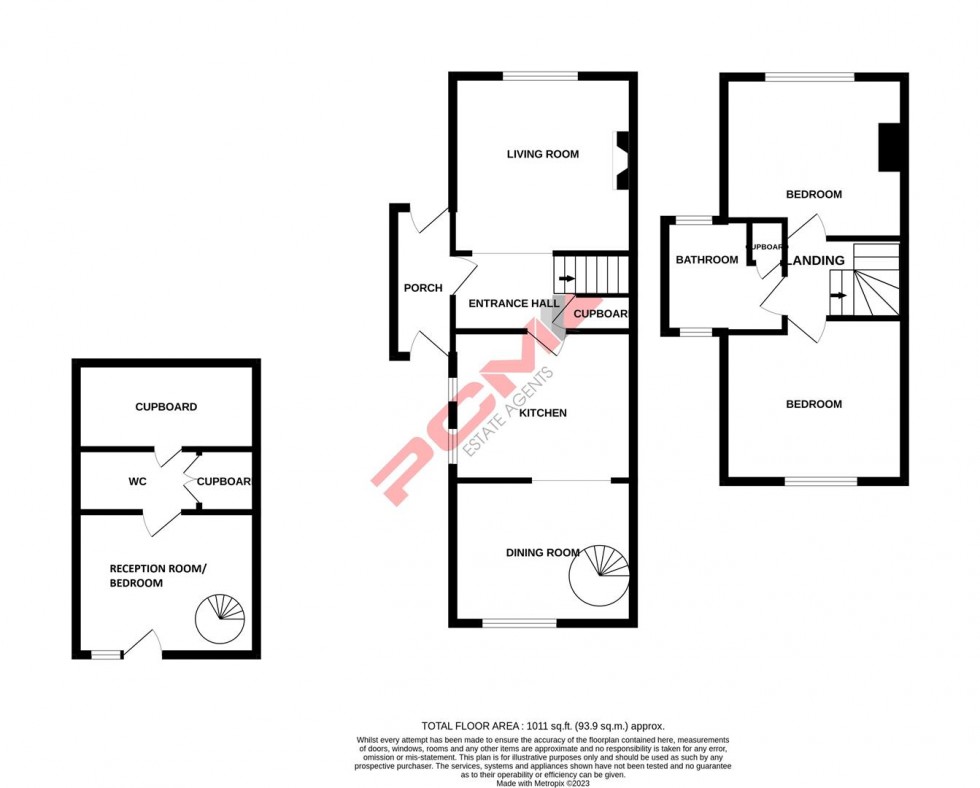 Floorplan for Oakfield Road, Hastings
