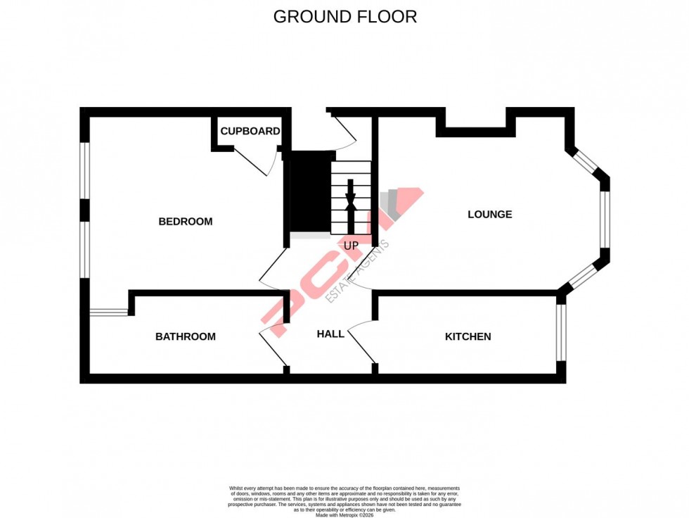 Floorplan for Horntye Road, St. Leonards-On-Sea
