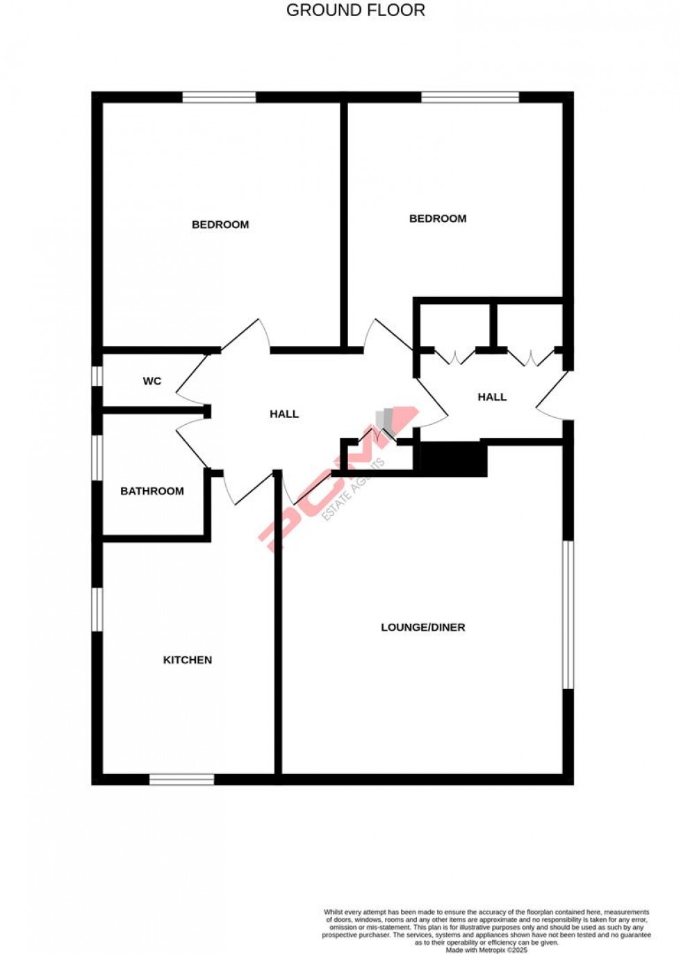 Floorplan for Avondale Road, St. Leonards-On-Sea