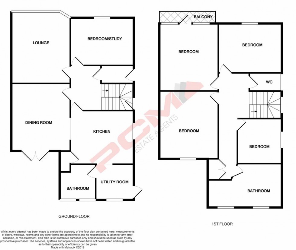 Floorplan for Lower Park Road, Hastings