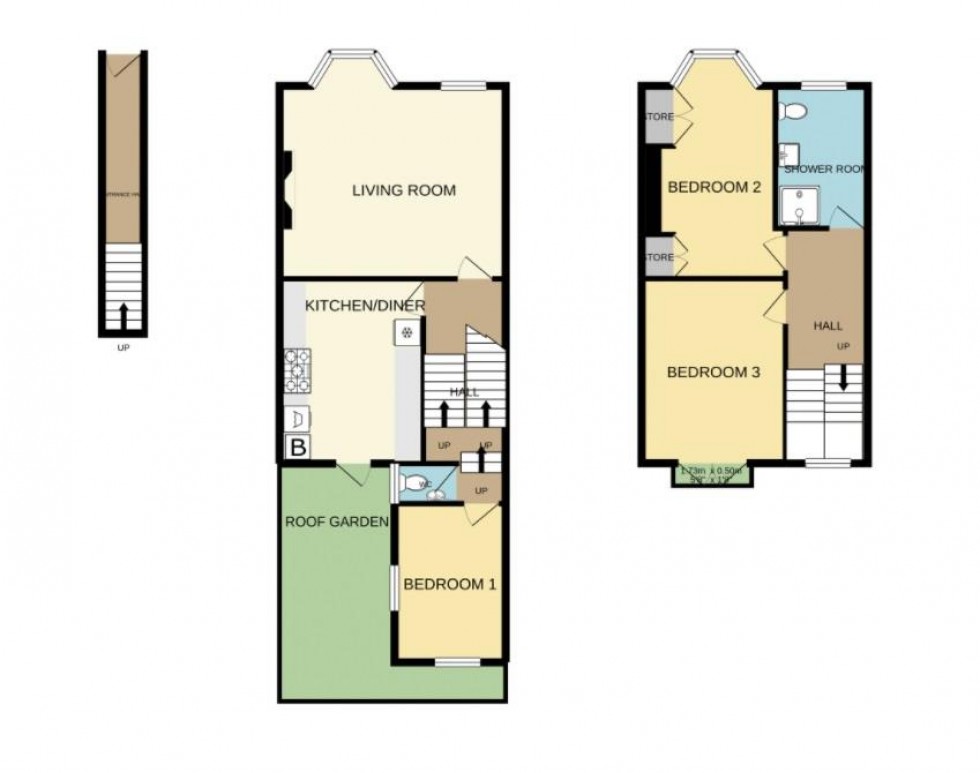 Floorplan for Norman Road, St. Leonards-On-Sea