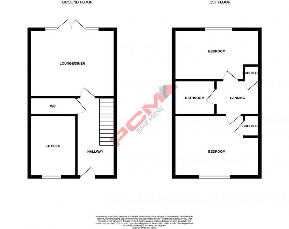Floorplan for Woodlands Way, Hastings