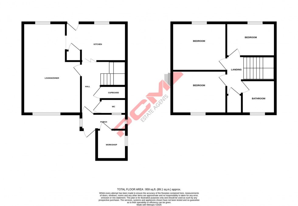 Floorplan for Harrow Lane, St. Leonards-On-Sea