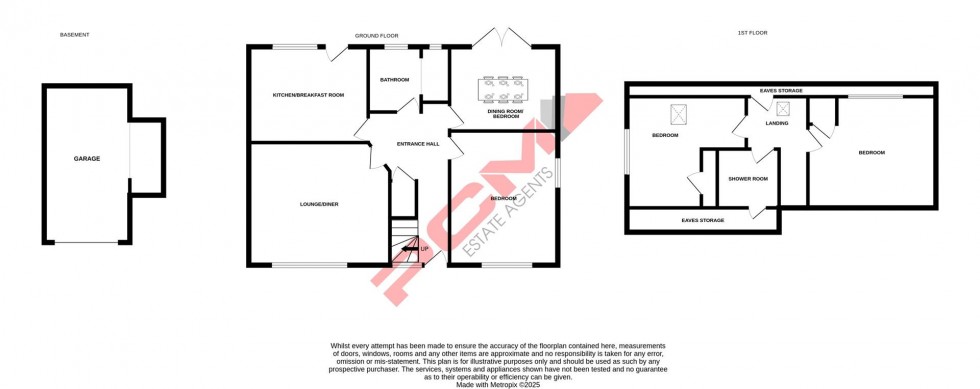 Floorplan for The Byeway, Hastings