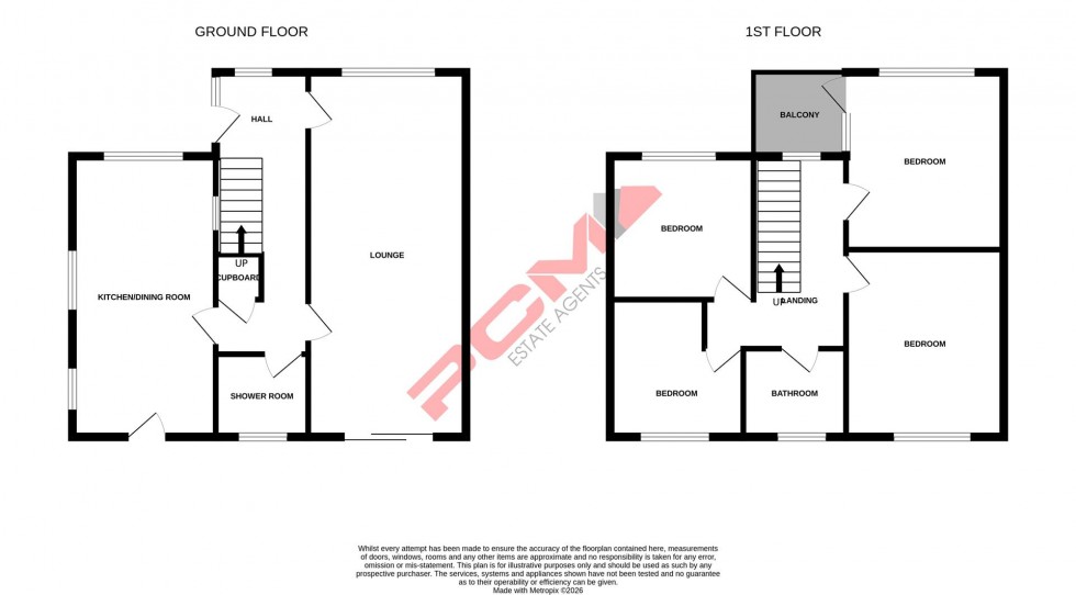 Floorplan for Kildare Close, Hastings