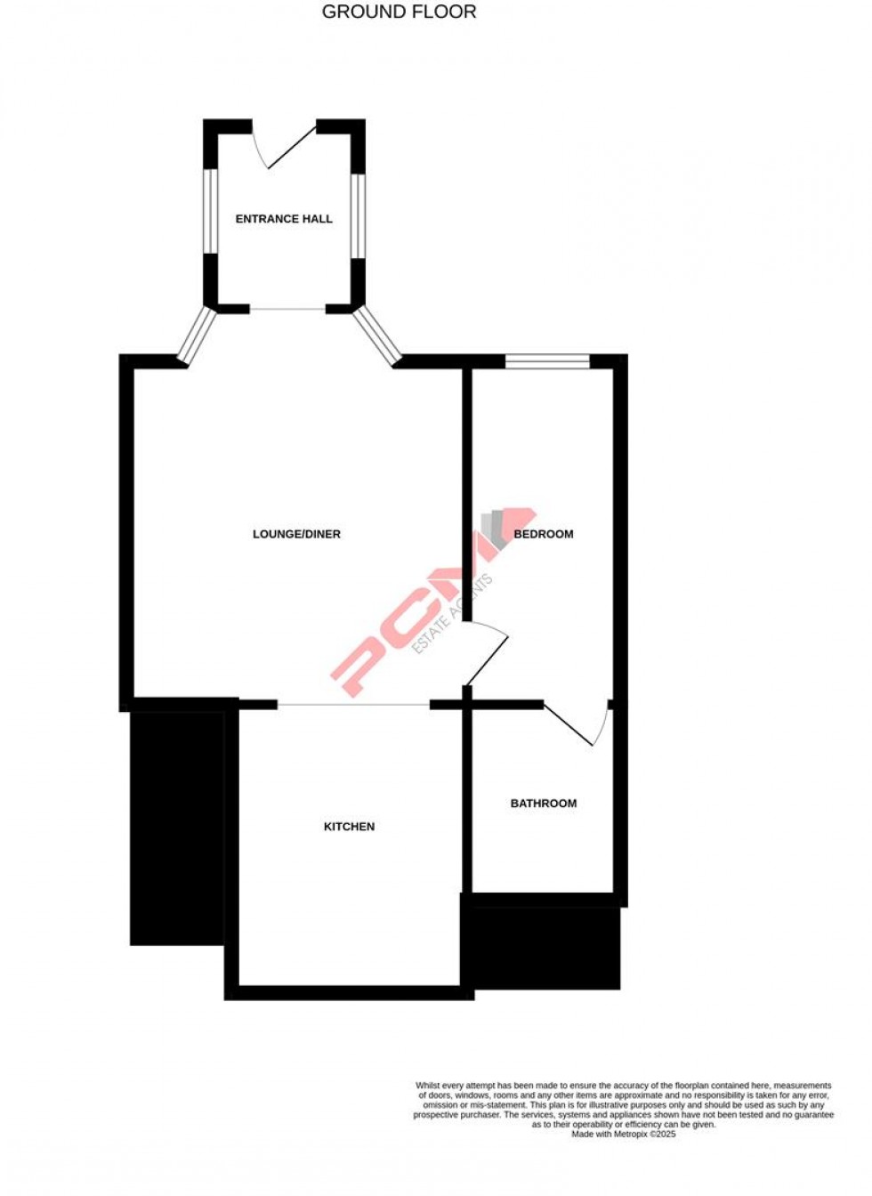 Floorplan for Quarry Crescent, Hastings