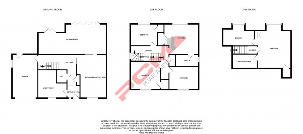 Floorplan for Bradshaw Close, Winchelsea Road, Guestling, Hastings