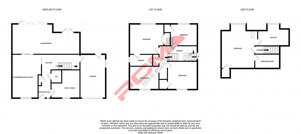 Floorplan for Bradshaw Close, Winchelsea Road, Guestling, Hastings