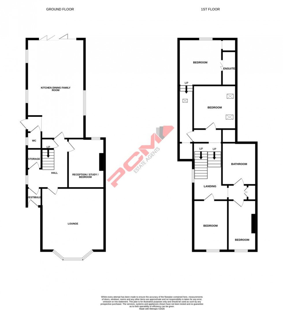 Floorplan for Vale Road, St. Leonards-On-Sea