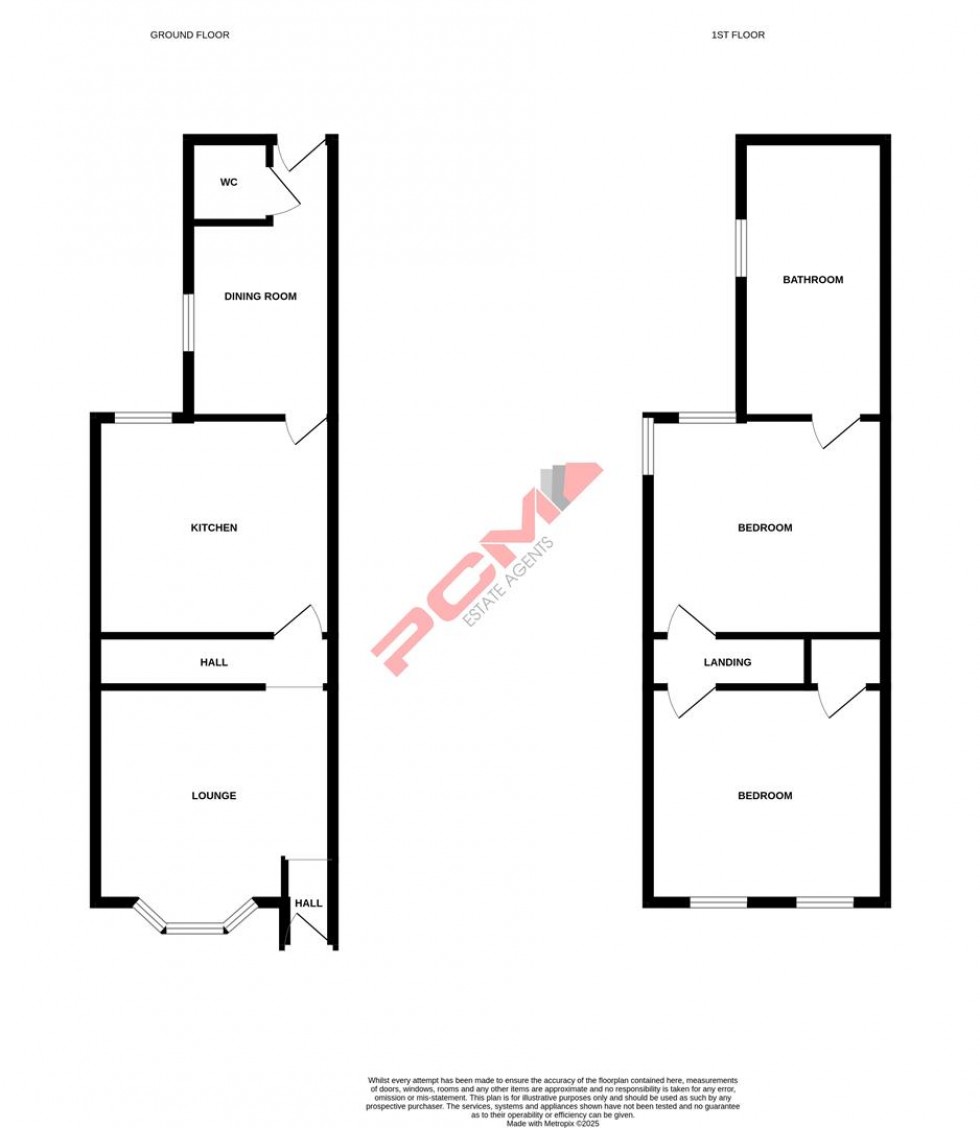 Floorplan for St. Georges Road, Hastings