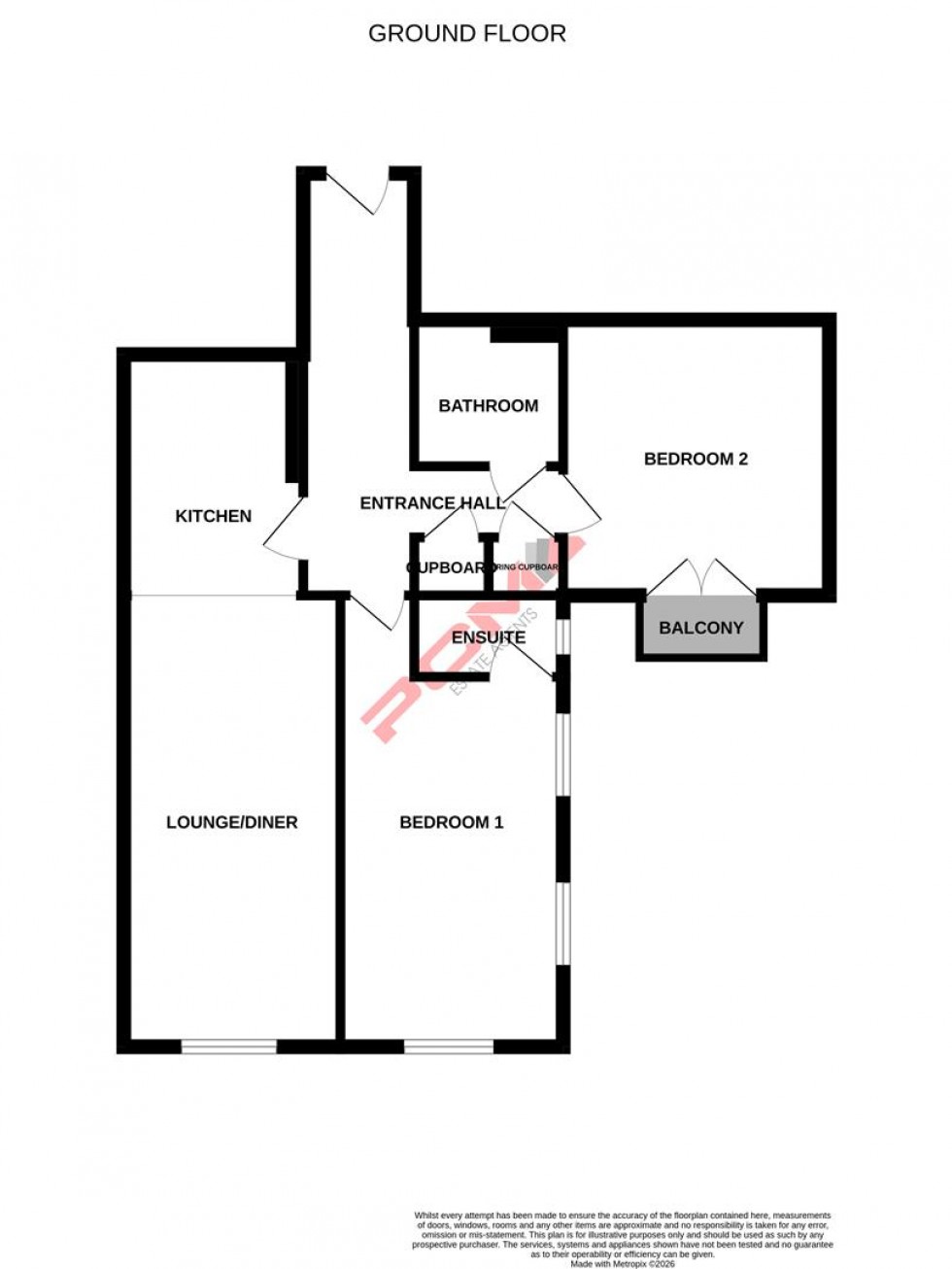 Floorplan for Paradise Walk, Bexhill-On-Sea