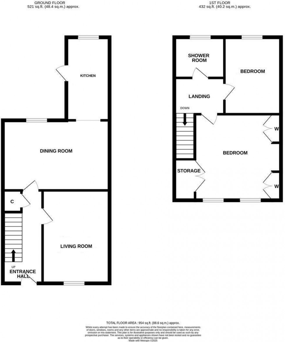 Floorplan for Harrow Lane, St. Leonards-On-Sea