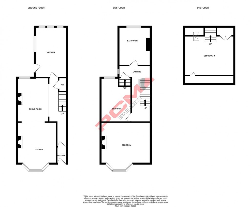 Floorplan for Strood Road, St. Leonards-on-sea