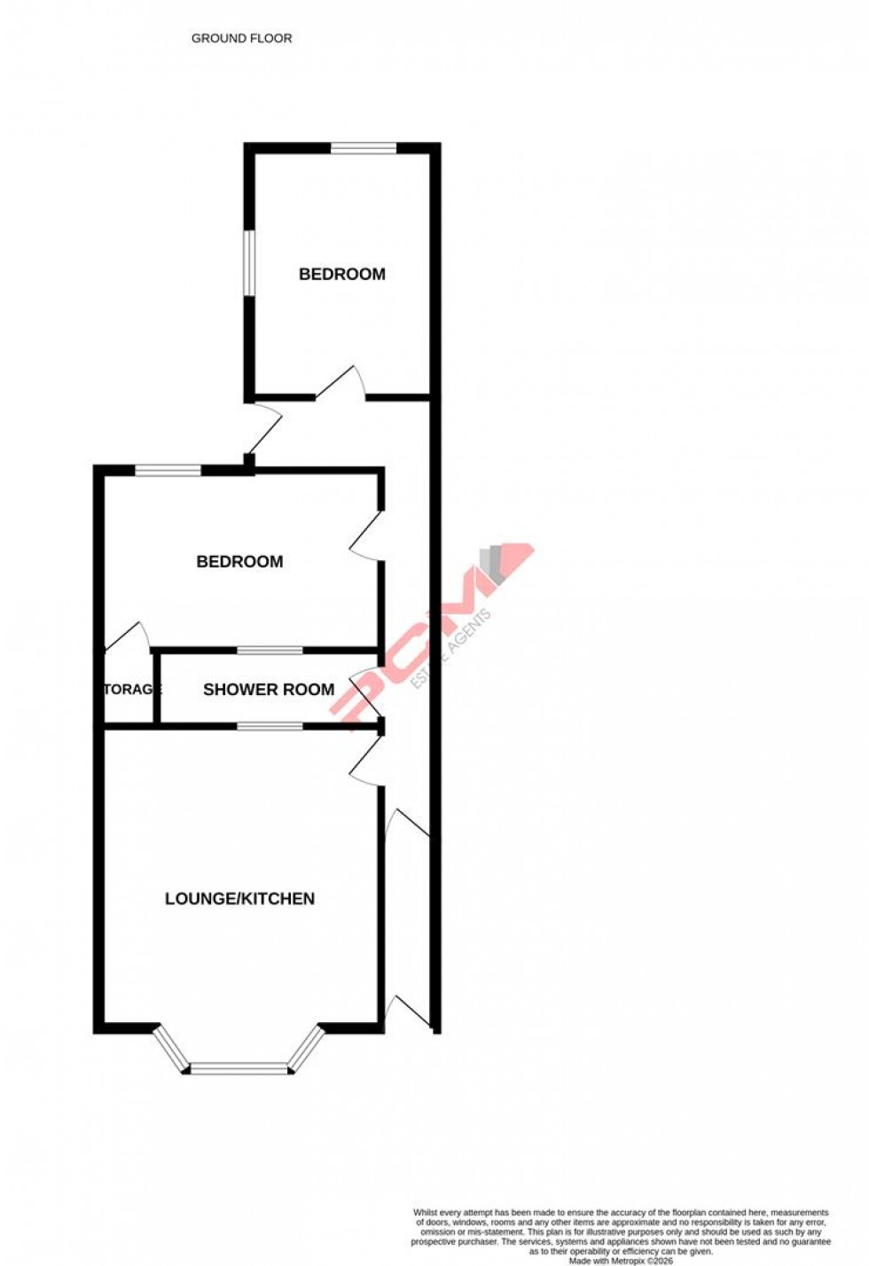 Floorplan for Marina, St. Leonards-On-Sea