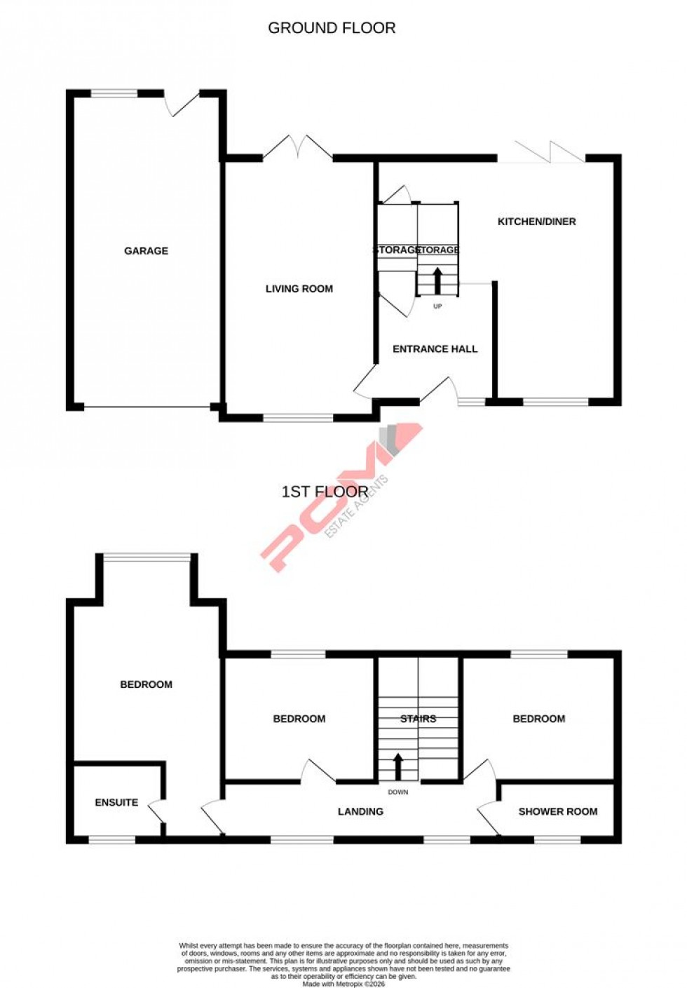 Floorplan for Beauharrow Road, St. Leonards-On-Sea