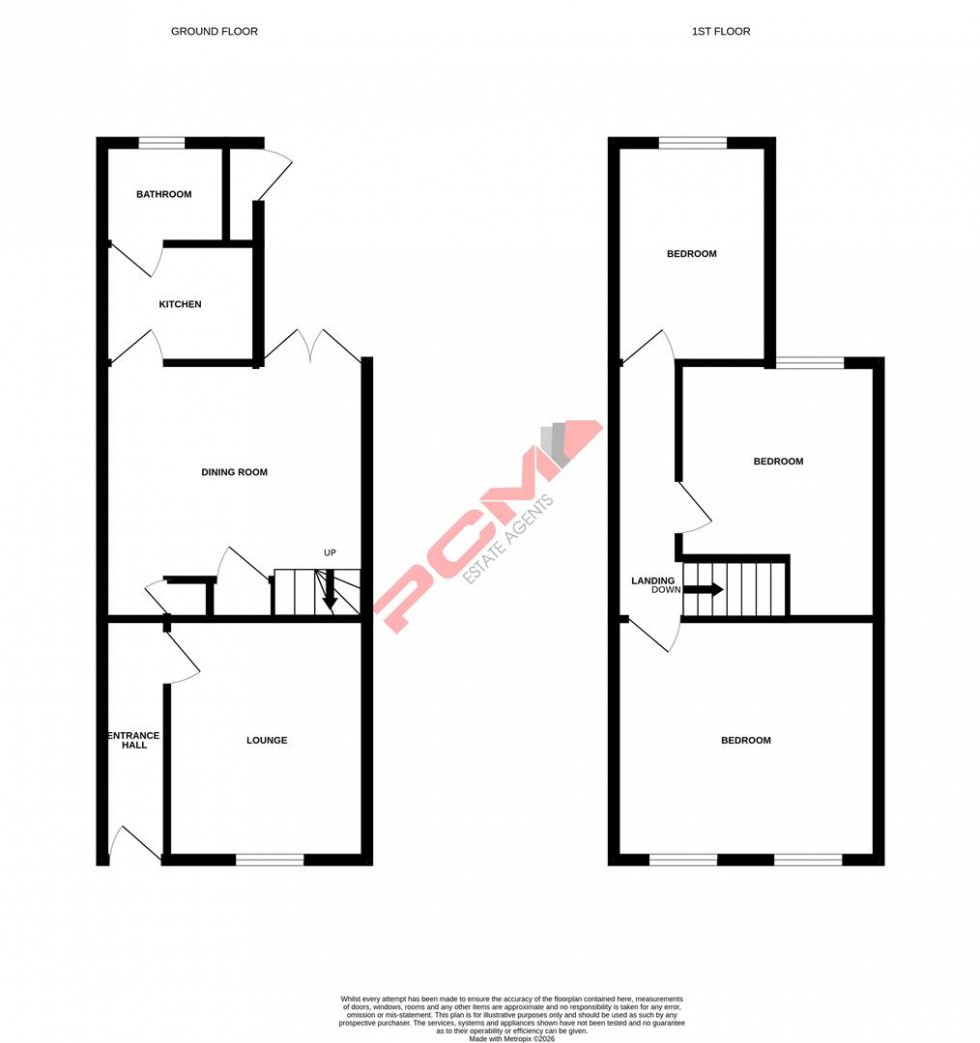 Floorplan for Waldegrave Street, Hastings