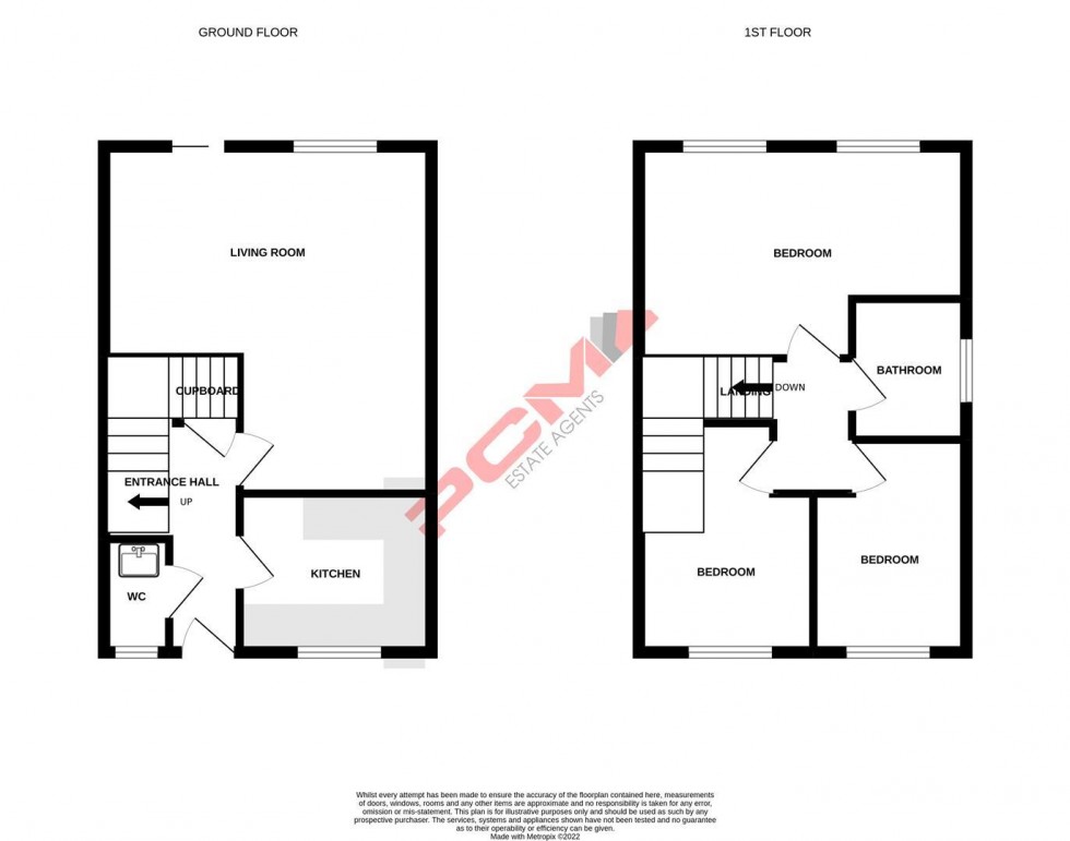 Floorplan for Honeysuckle Close, St. Leonards-On-Sea