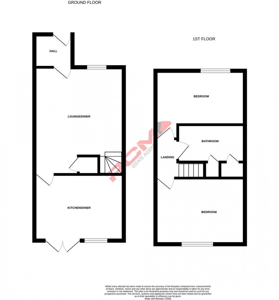 Floorplan for Longacre Close, St. Leonards-On-Sea