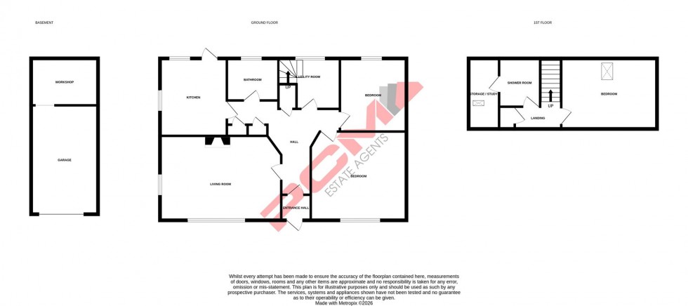 Floorplan for The Byeway, Hastings