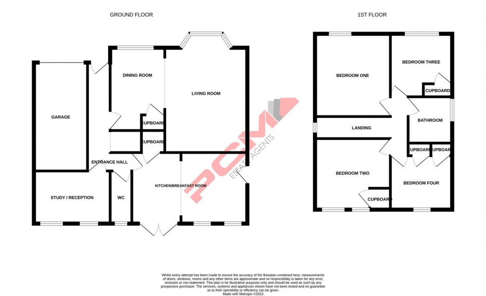 Floorplan for Netherwood Close, Hastings