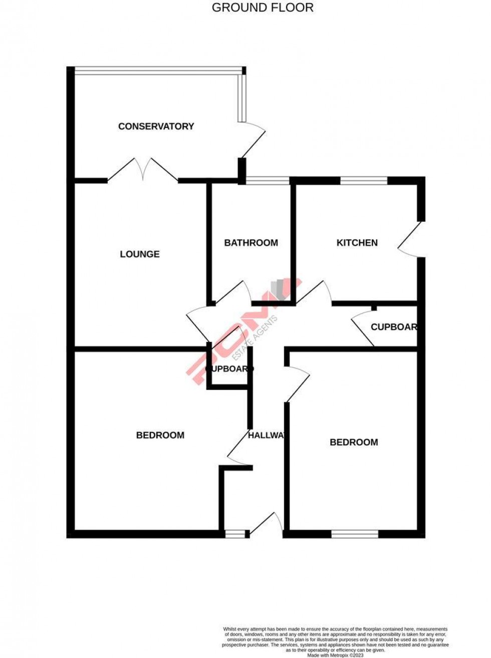 Floorplan for Chambers Road, St. Leonards-On-Sea