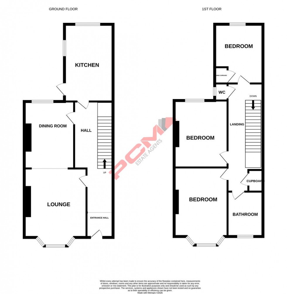 Floorplan for Silverlands Road, St. Leonards-On-Sea
