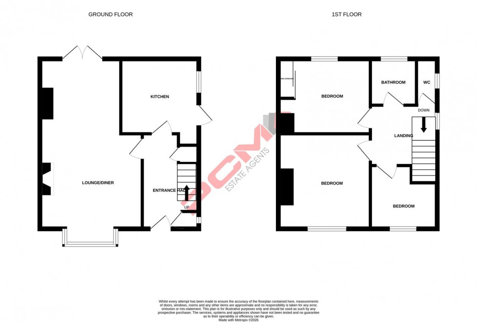 Floorplan for Rye Road, Hastings