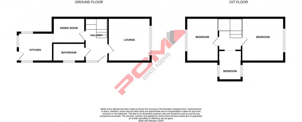 Floorplan for Oakfield Road, Hastings