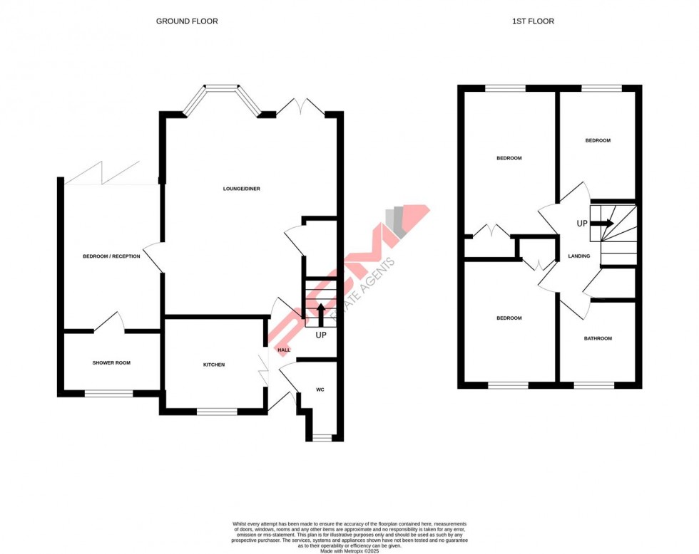 Floorplan for Tuppenney Close, Hastings