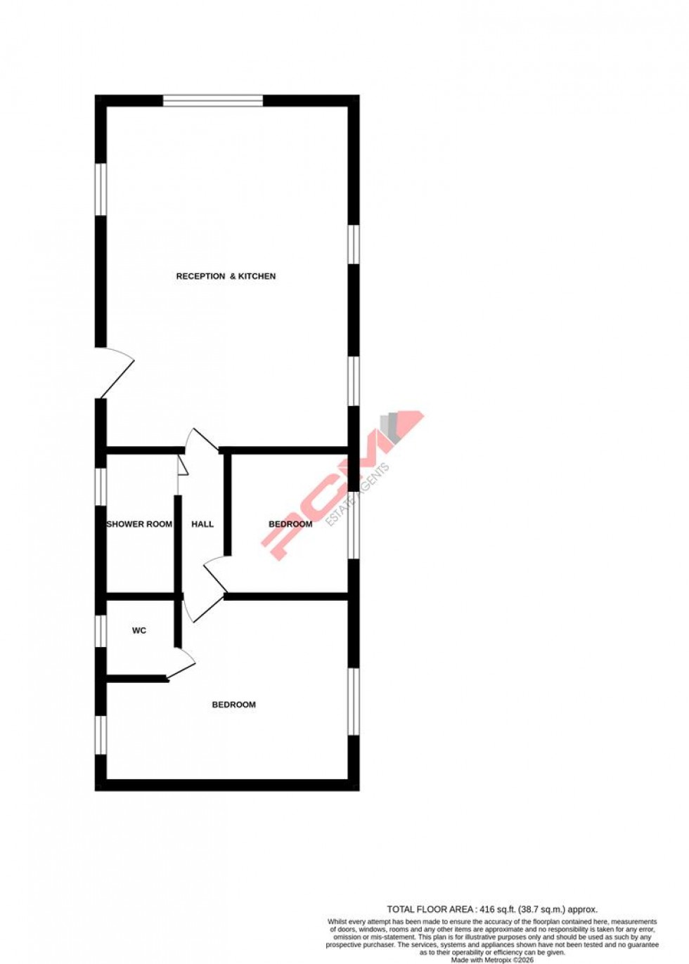 Floorplan for Beauport Holiday Park, The Ridge West, St Leonards-On-Sea