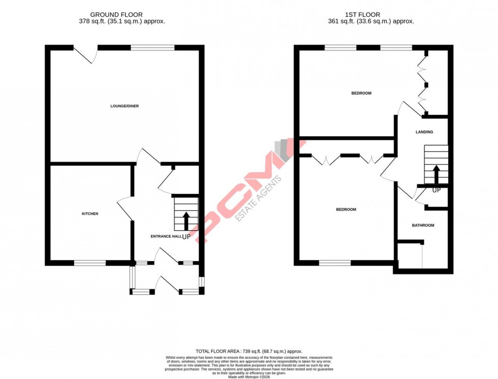 Floorplan for Silvan Road, St. Leonards-On-Sea