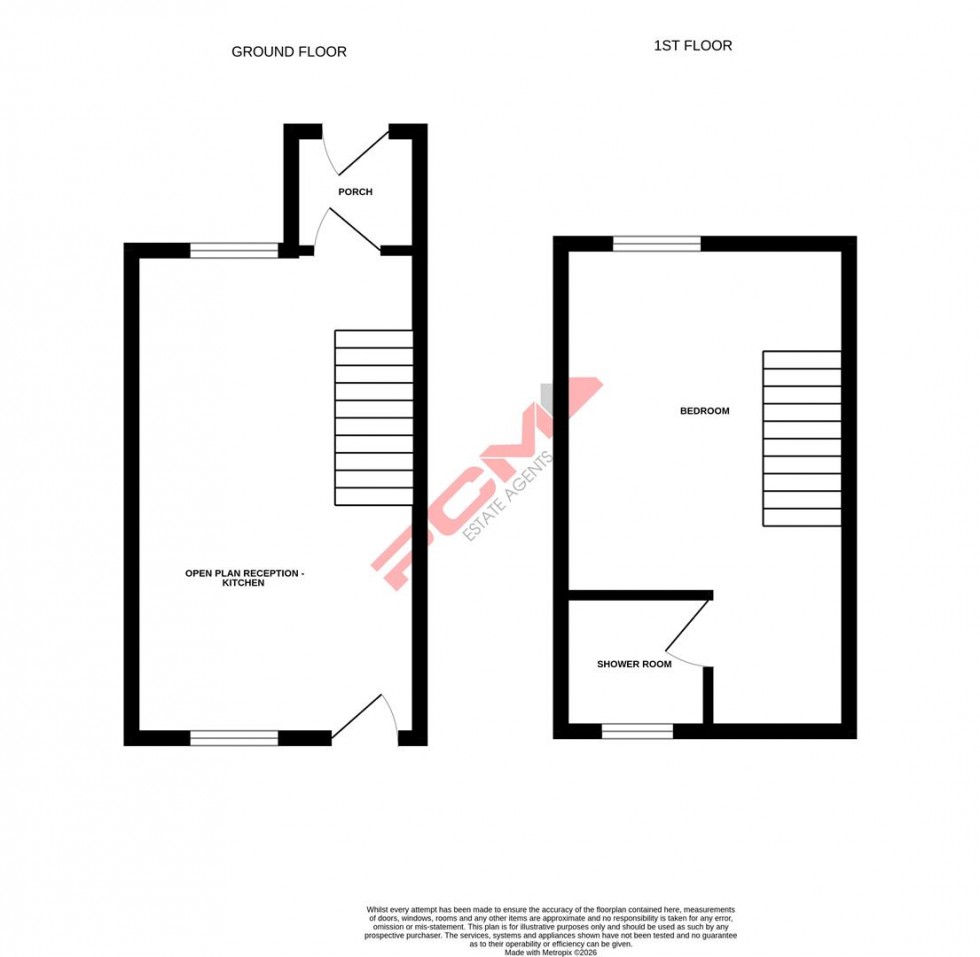 Floorplan for Middle Road, Hastings