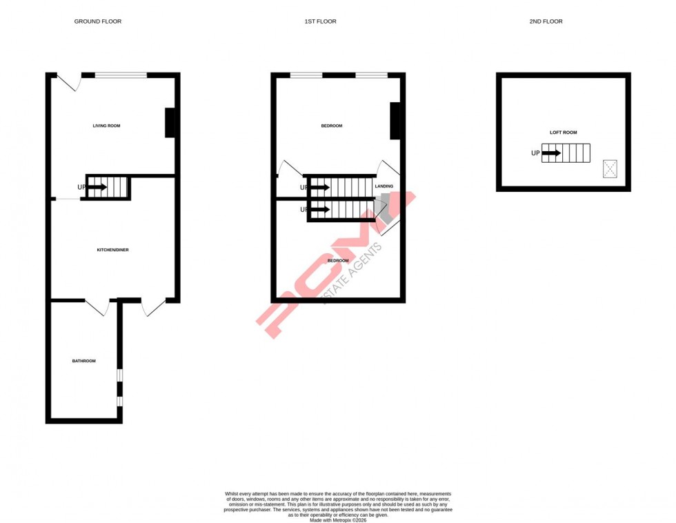 Floorplan for Winchelsea Road, Hastings