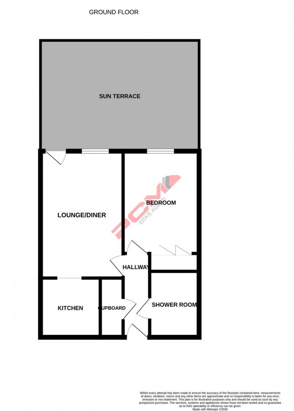 Floorplan for Denmark Place, Hastings