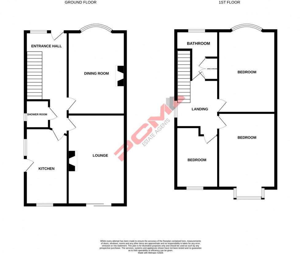 Floorplan for St. Helens Road, Hastings