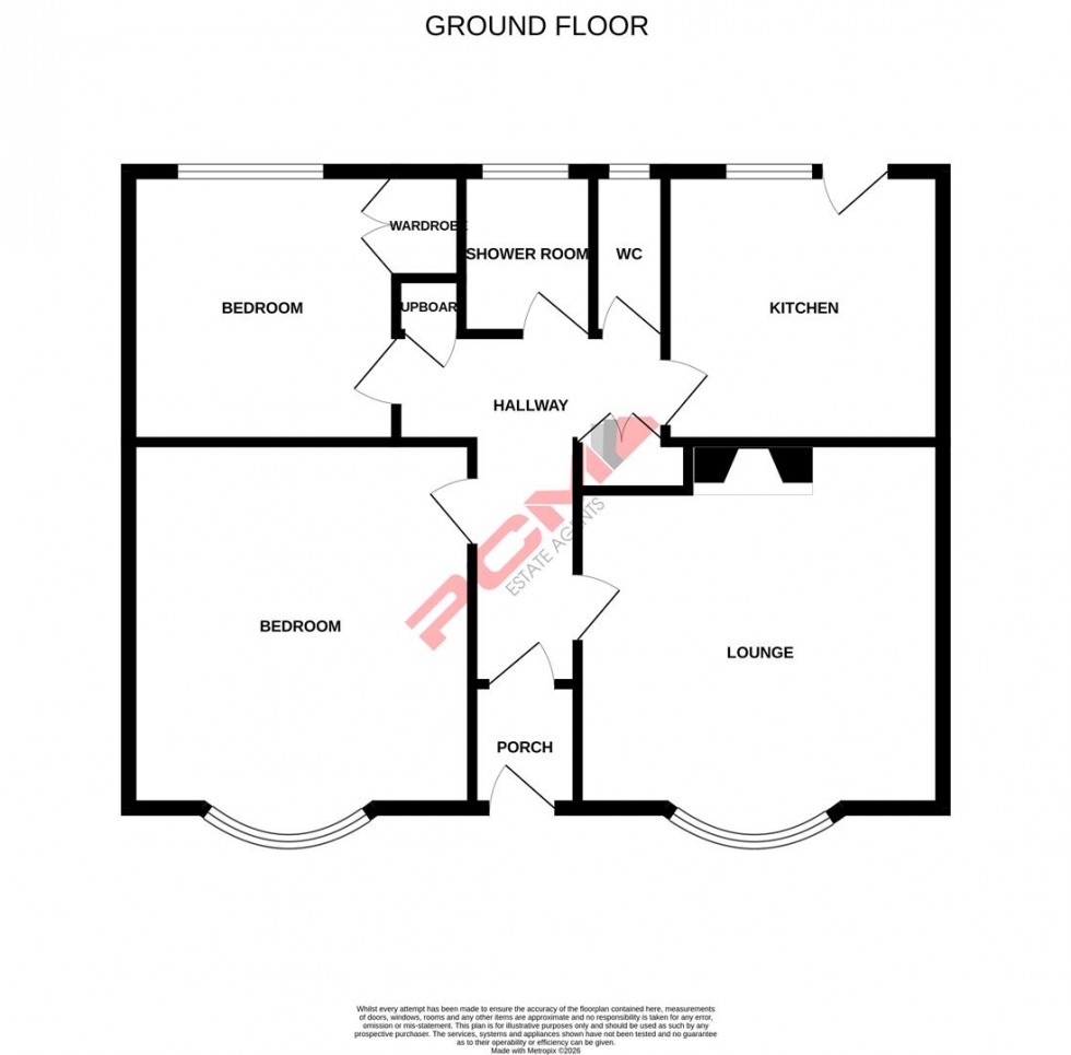 Floorplan for Ghyllside Avenue, Hastings