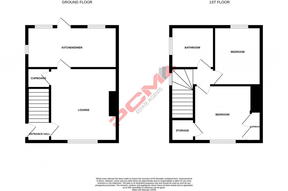 Floorplan for Bembrook Road, Hastings