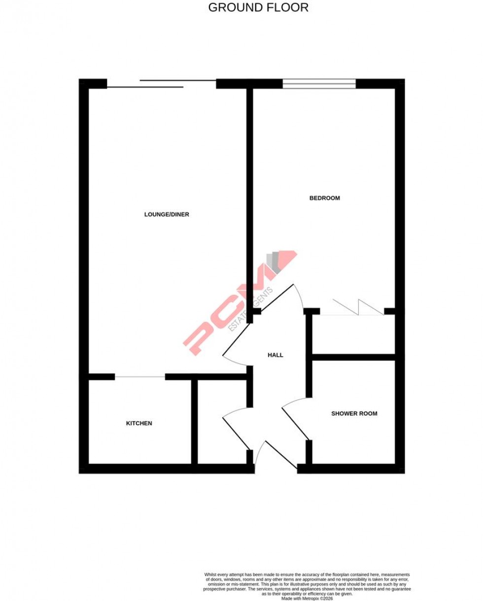 Floorplan for St. Helens Crescent, Hastings