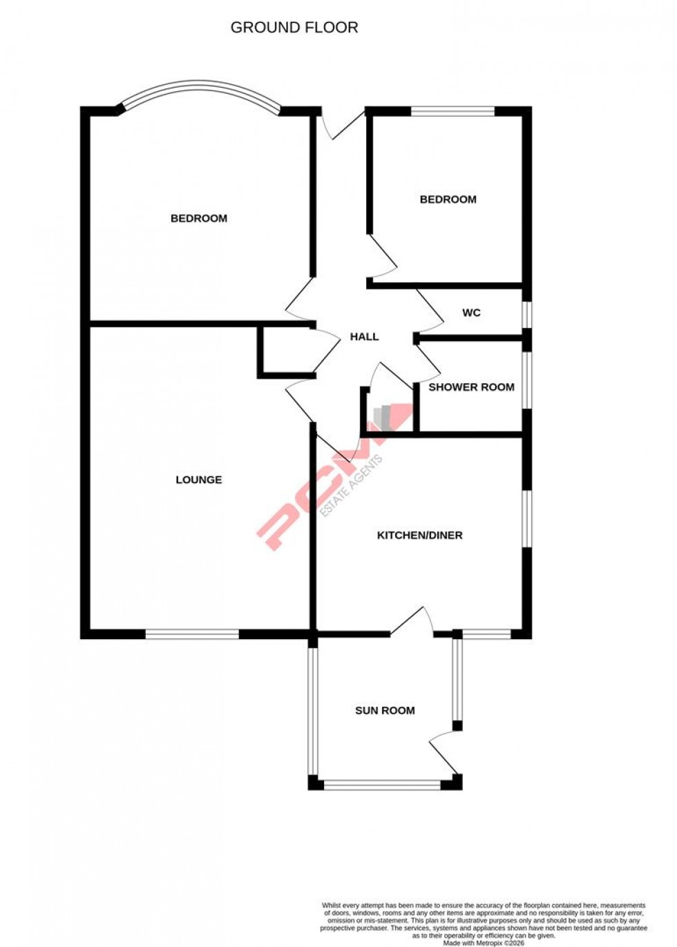 Floorplan for Sheerwater Crescent, Hastings
