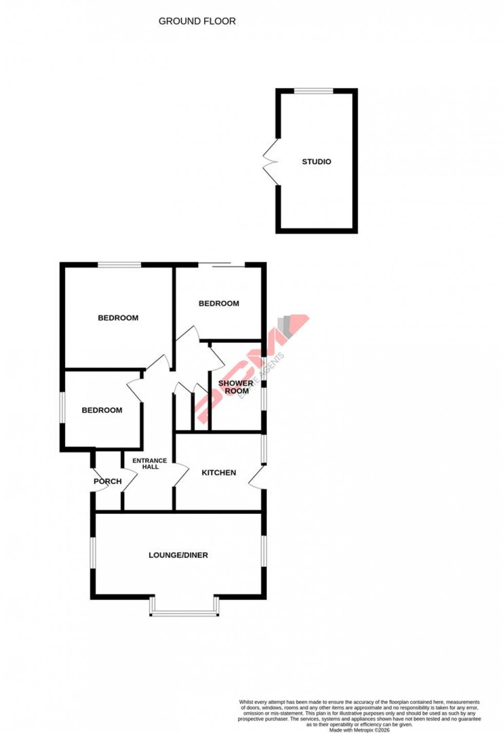 Floorplan for Collinswood Drive, St. Leonards-On-Sea