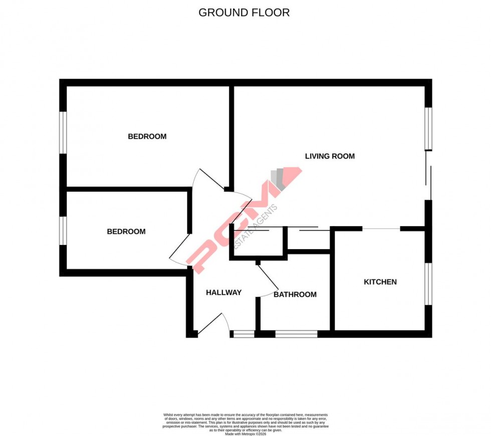 Floorplan for Brackendale, Hastings