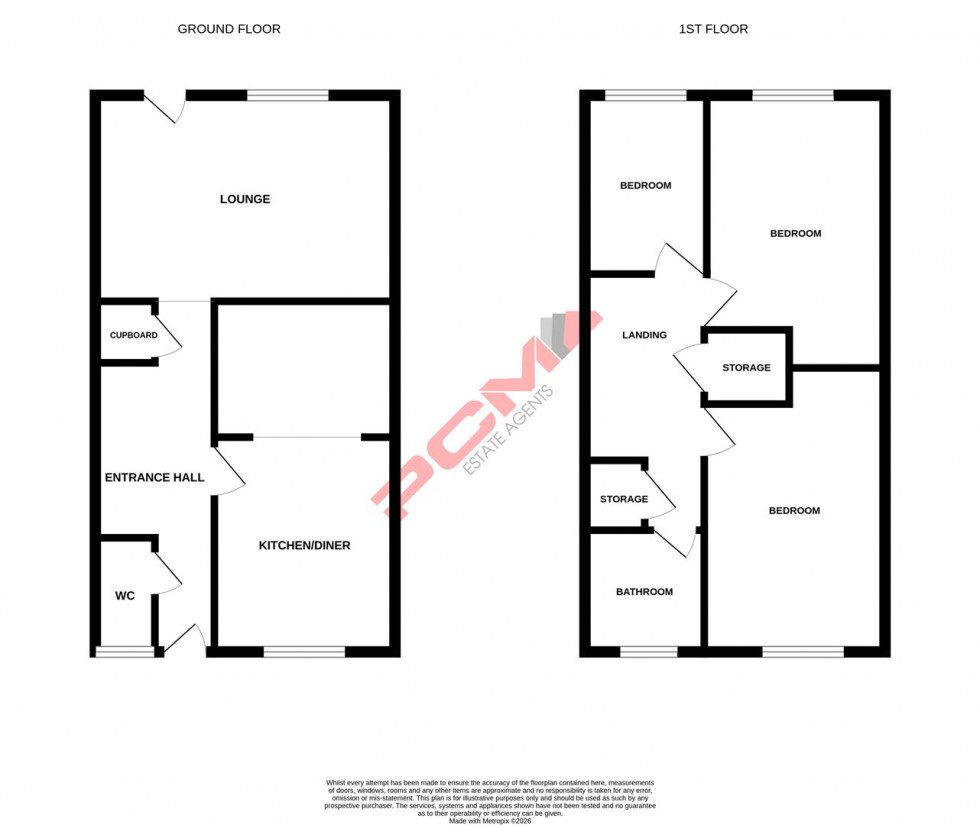 Floorplan for Seven Acre Close, St. Leonards-On-Sea