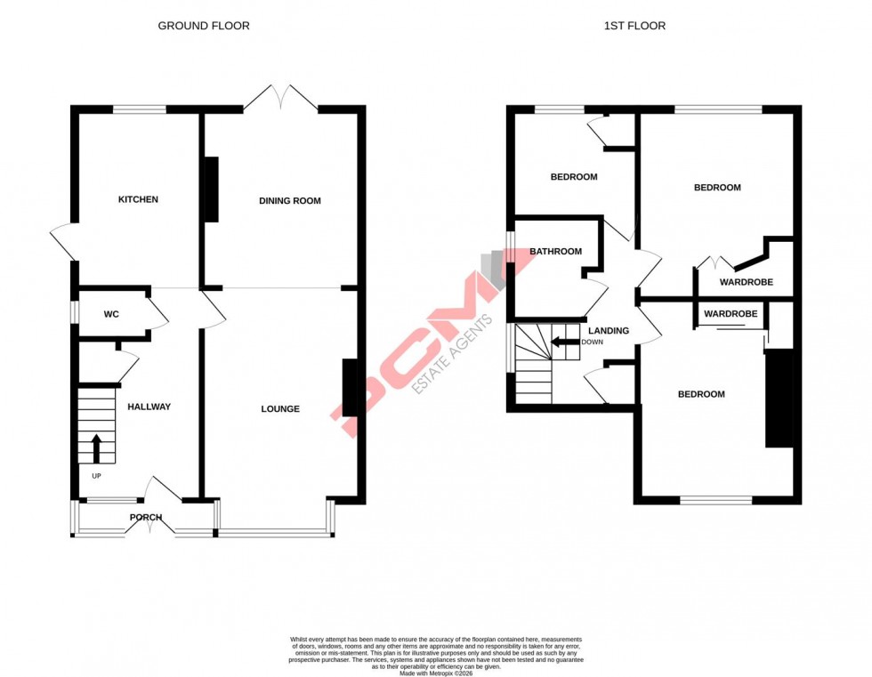 Floorplan for St. Helens Road, Hastings