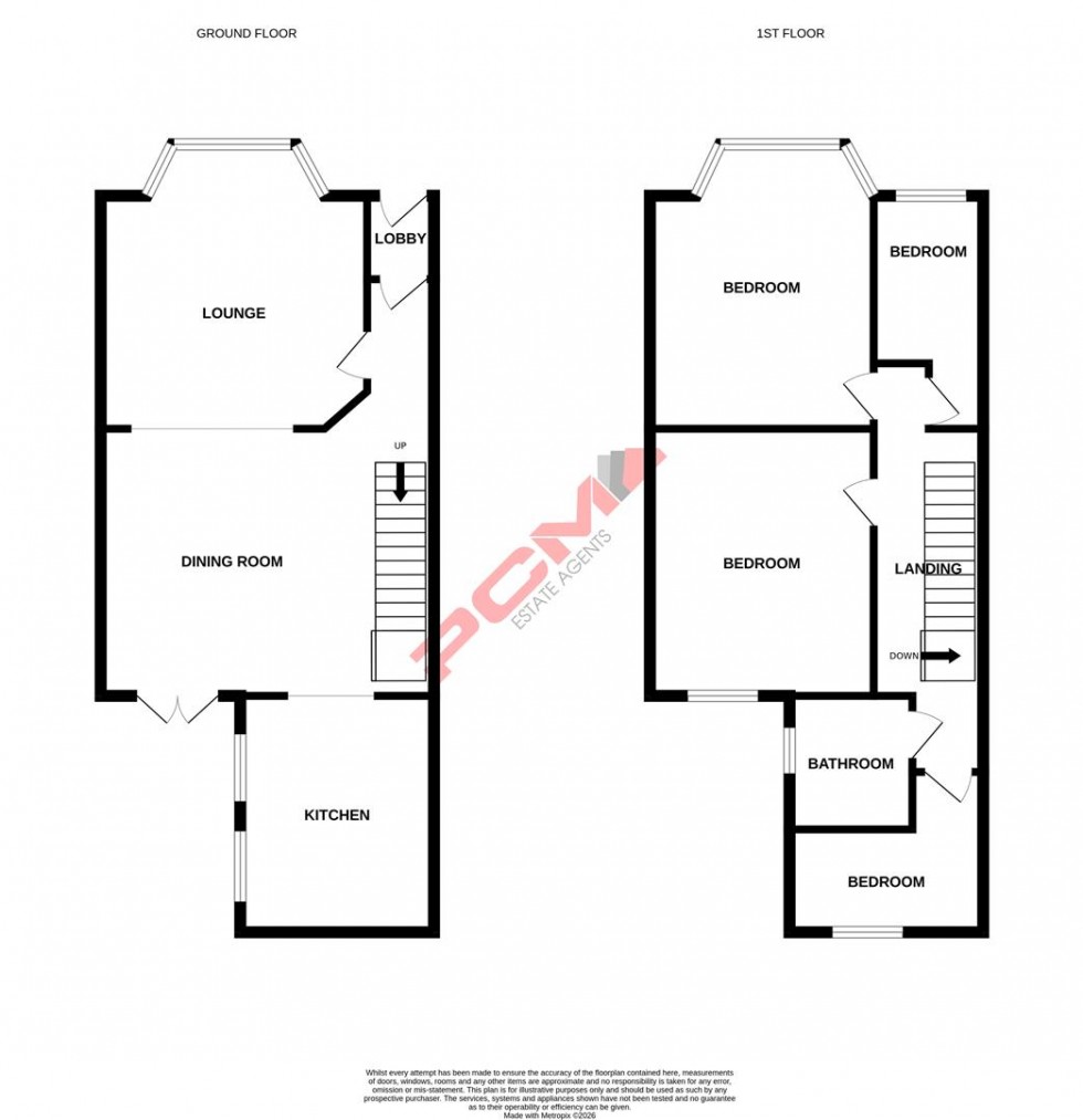 Floorplan for Hughenden Road, Hastings