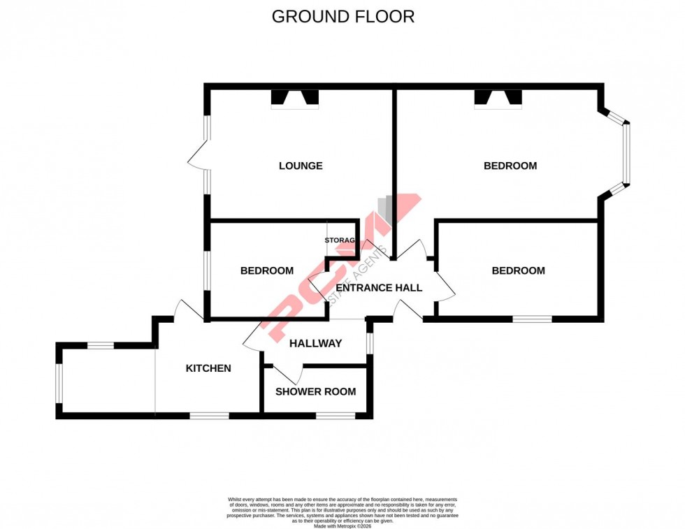 Floorplan for Bohemia Road, St. Leonards-On-Sea