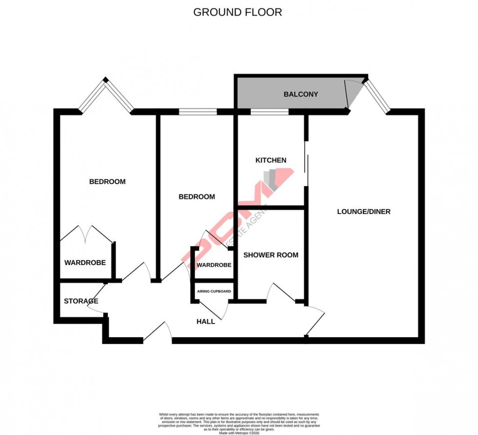 Floorplan for Verulam Place, St. Leonards-On-Sea
