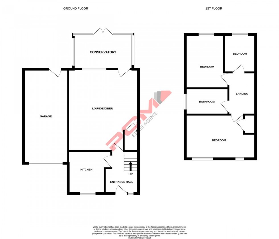 Floorplan for Celandine Drive, St. Leonards-on-sea