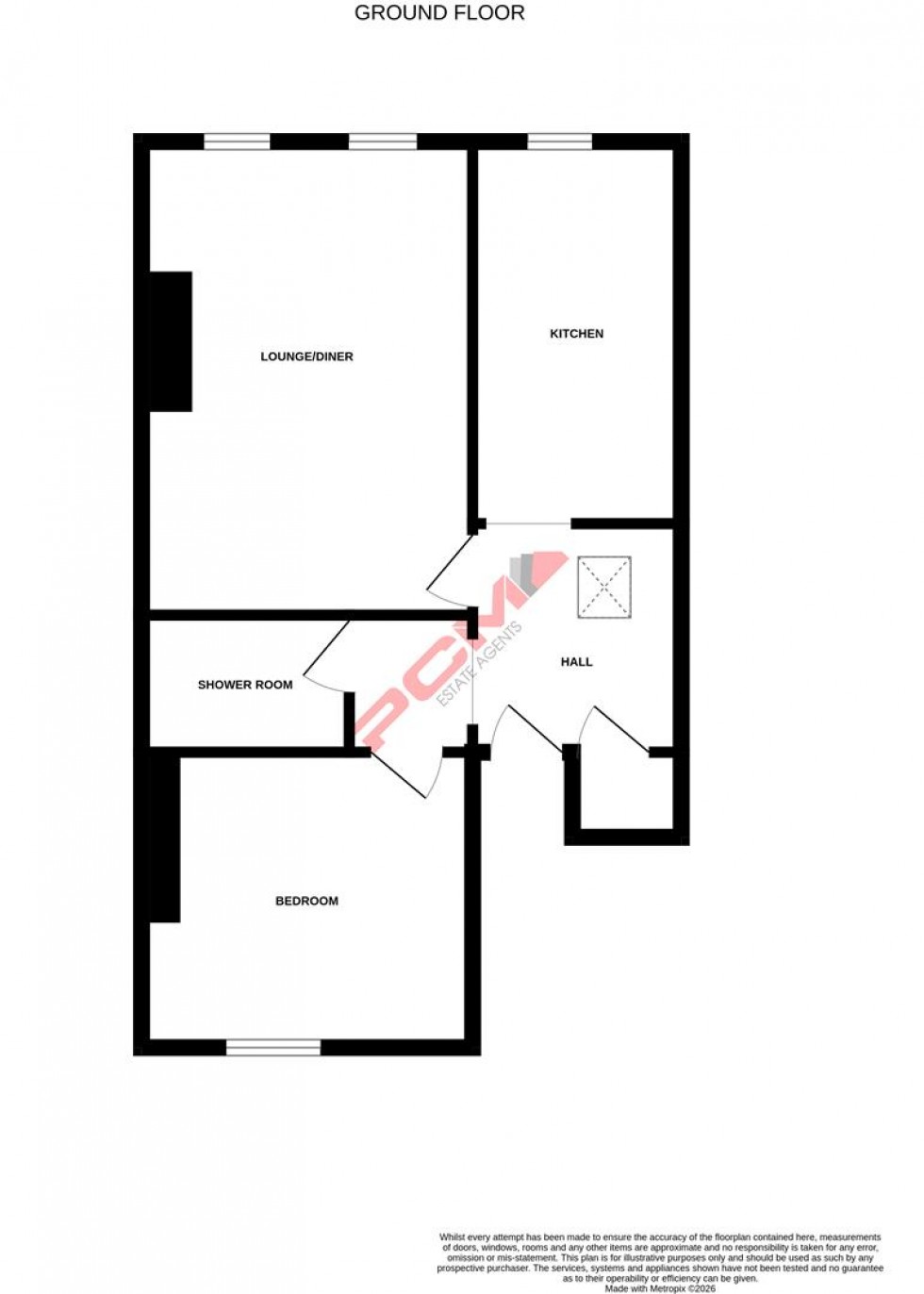 Floorplan for Markwick Terrace, St. Leonards-On-Sea
